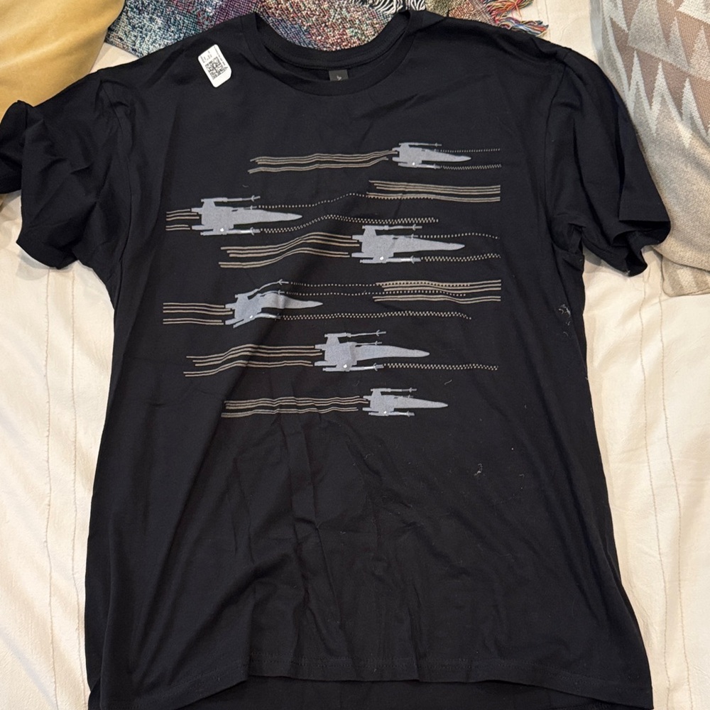 STAR WARS Black X-Wing Squadron Graphic Men’s T-Shirt